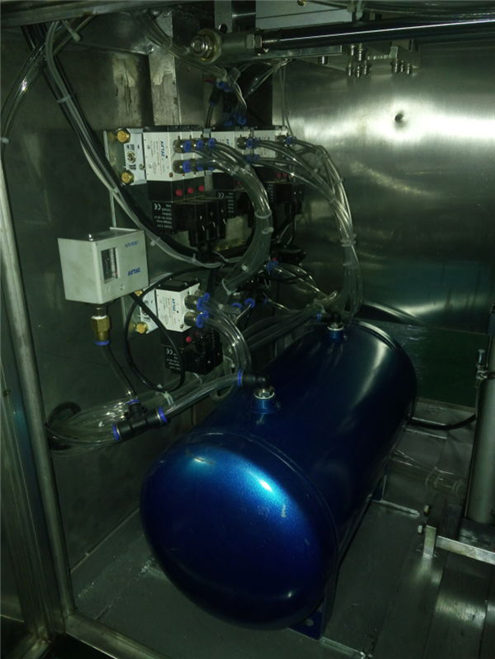 màquina de separació de buit amb segellador automàtic de càpsules de rentat de gas nitrogenat per tancar contenidor de llet de pols de nou